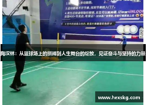 陶汉林：从篮球场上的拼搏到人生舞台的绽放，见证奋斗与坚持的力量